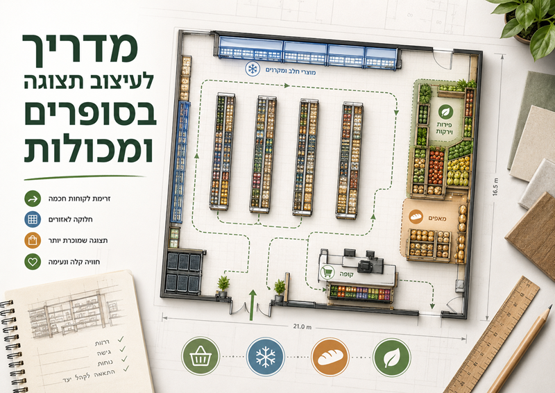 מדריך לעיצוב תצוגה בסופרים